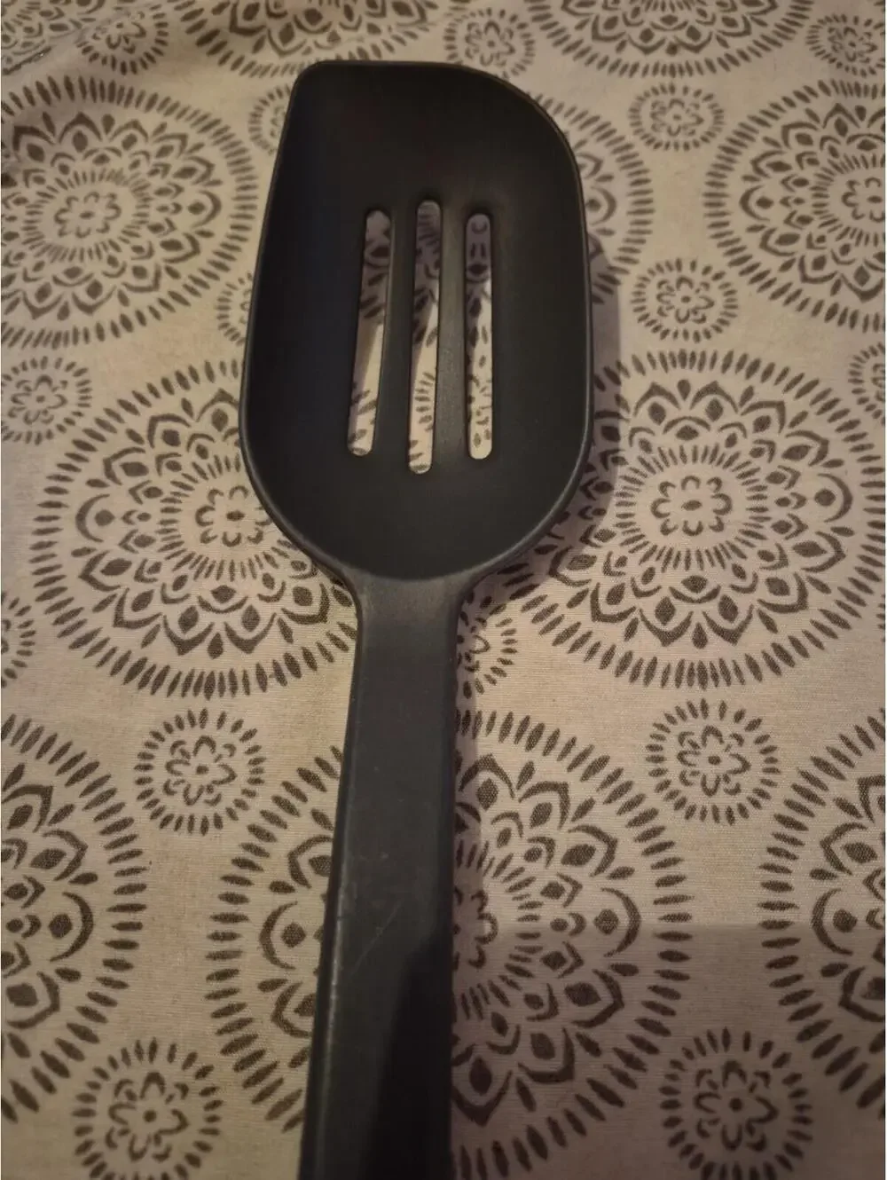 Calphalon Gray Nylon Slotted Serving Cooking Spoon Non Scratch Heat Resistant